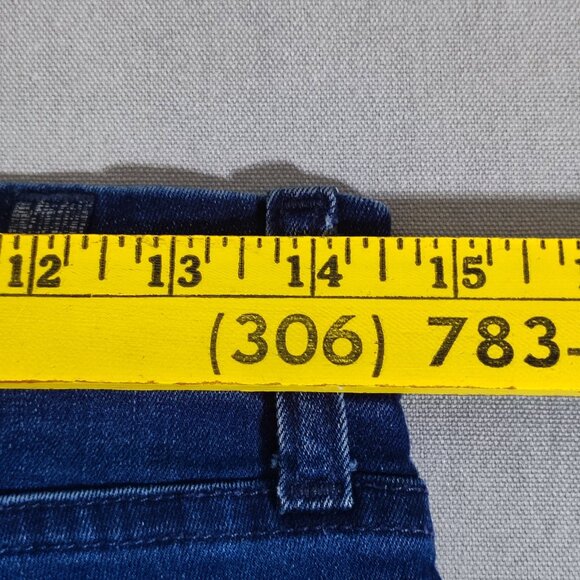 7 For all Mankind jeans women's size 29 ink blue colour mid-rise skinny denim - Picture 10 of 14